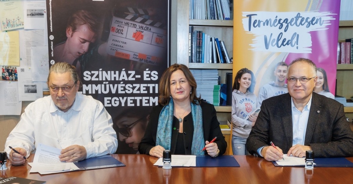 Színre lép a kooperáció: Együttműködés a Soproni Egyetem, a Nemzeti Színház és az SZFE között