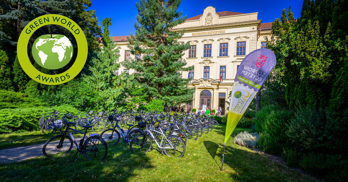 A Soproni Egyetem a nemzetközi Green World Environment Award-díj nyertese! A Soproni Egyetem a nemzetközi Green World Environment Award-díj nyertese!