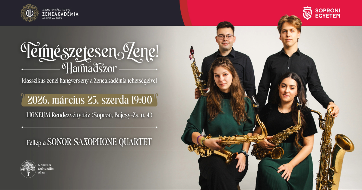 Szaxofon négyes koncertezik a Ligneumban Szaxofon négyes koncertezik a Ligneumban