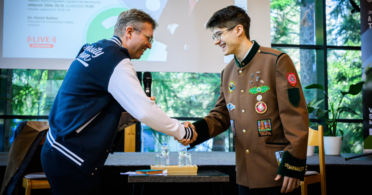 Kérdezd a minisztert!- Hankó Balázs a Soproni Egyetem hallgatóinak vendége volt